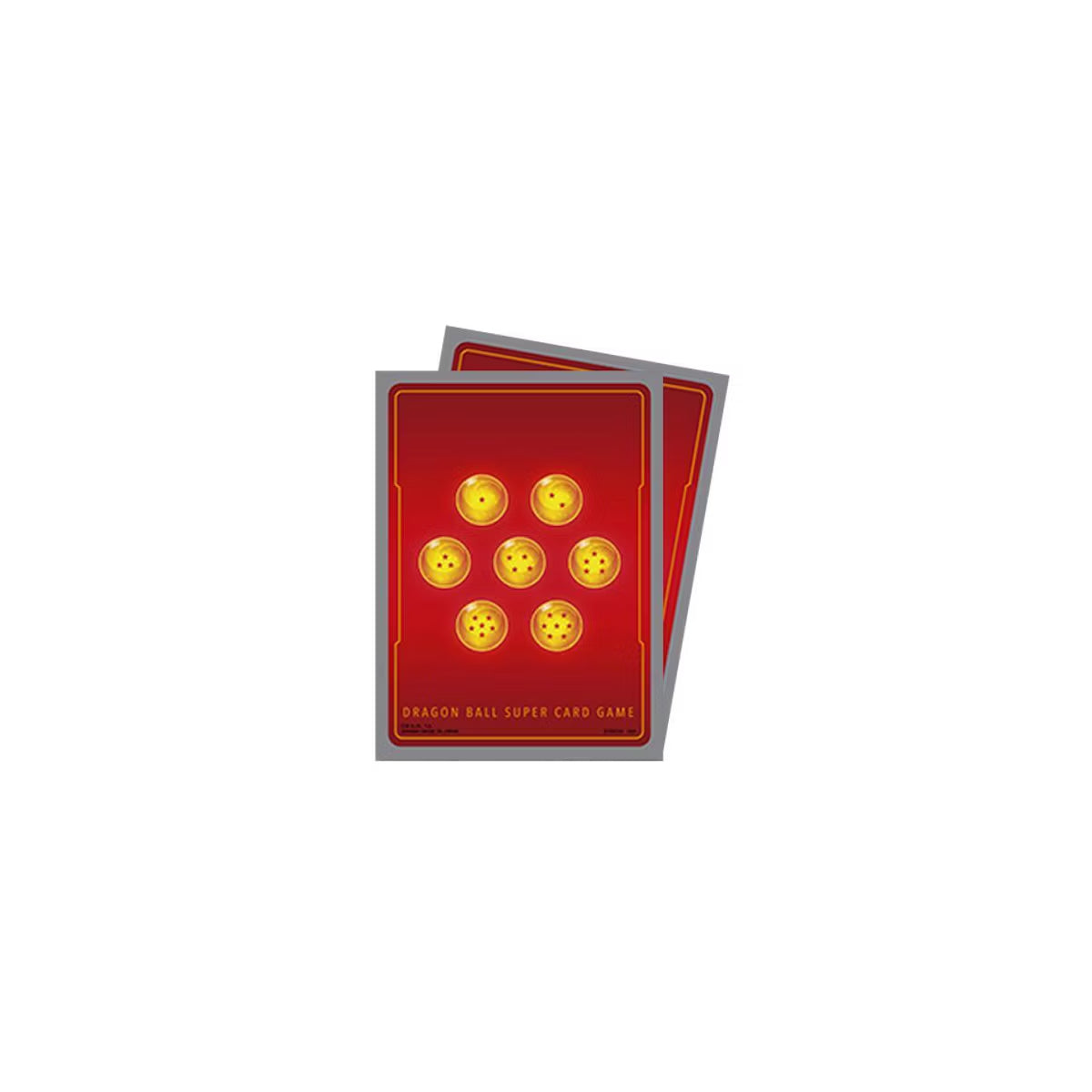 Bandai Dragon Ball Super Fusion World Card Game Official Sleeves - Standard Red Dragon Balls (Mini) (64-Pack)