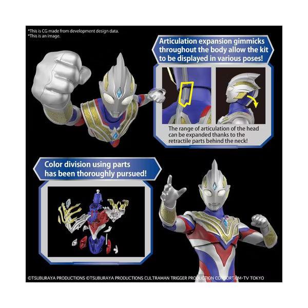 Bandai - Bandai Hobby - Ultraman Trigger - Figure-rise Standard - Multi Type Ultraman Trigger Model Kit