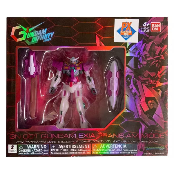 Bandai Mobile Suit Gundam 00 Exclusive Gundam Infinity Gundam Exia (Trans-Am Mode)
