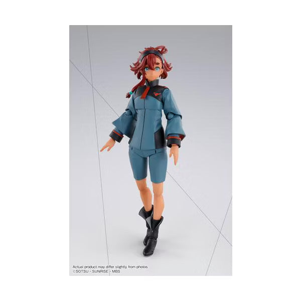 Bandai - Tamashii Nations - Mobile Suit Gundam: The Witch from Mercury - S.H.Figuarts - Suletta Mercury (Regular Uniform Ver.) Aand Option Set