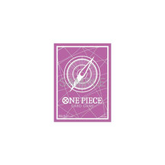 Bandai One Piece Card Game Official Sleeves: Assortment 13 - Standard Card Game Back Purple (70-Pack)