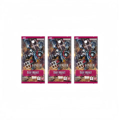 Bandai Gundam Card Game Booster Pack - Dual Impact (GD02) (Japanese) - 3 Packs - 18 Cards